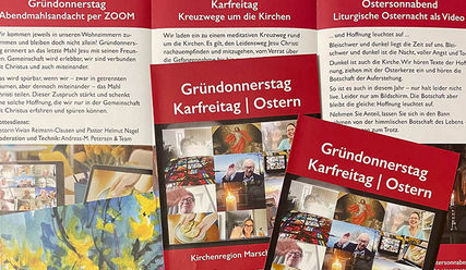 Programmflyer Gründonnerstag bis Ostermontag - Copyright: Andreas-M. Petersen