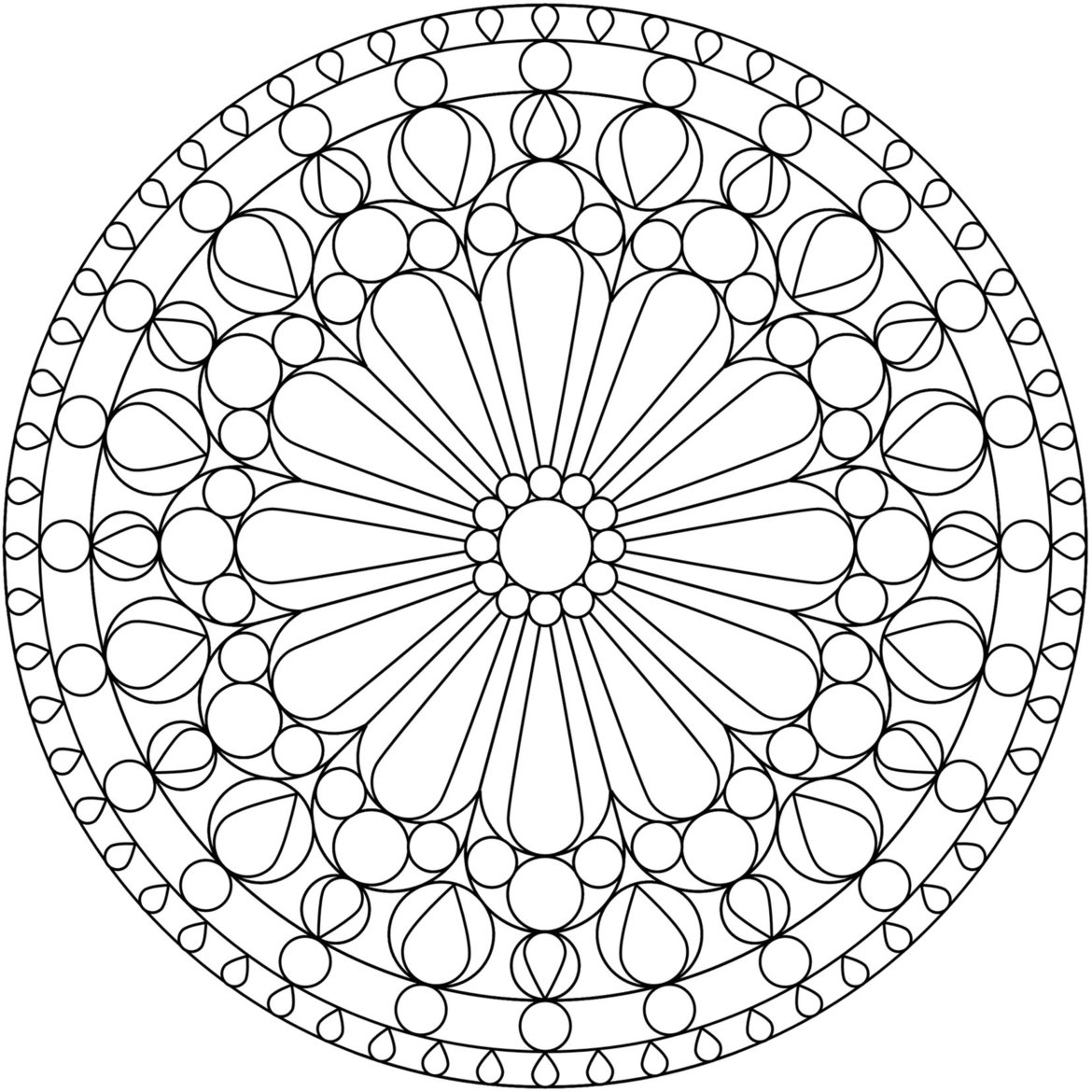 Mandala Kirchenfenster