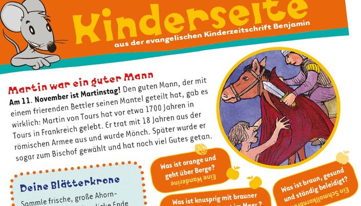 Ausschnitt der intakten Kinderseite - Copyright: Andreas-M. Petersen